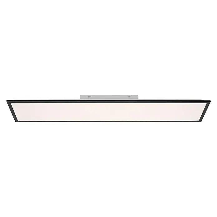 LeuchtenDirekt LED-Panel - 37 W, L x B x H: 119,5 x 29,5 x 7 cm, Schwarz, Sonstige - Diagonale Ansicht