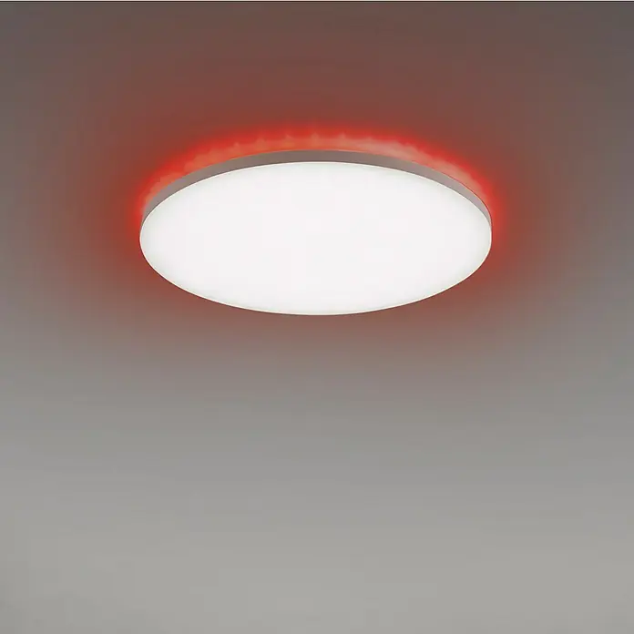 LeuchtenDirekt LED-Deckenleuchte rund - 24 W, Ø x H: 42 x 2,9 cm, Weiß, Sonstige - Bildausschnitt