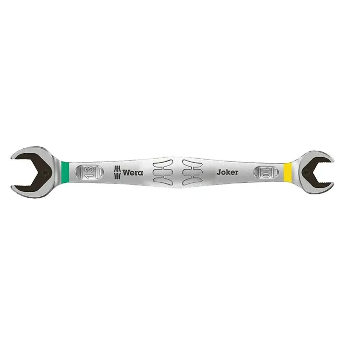 Wera Joker Doppelmaulschlüssel - Schlüsselweite: 10 x 13 mm, Gerade - Vorderansicht