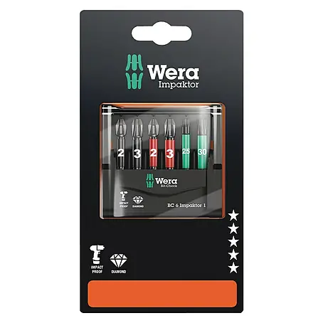 Wera  Komplet bit nastavaka Mini-Check Impaktor 4
