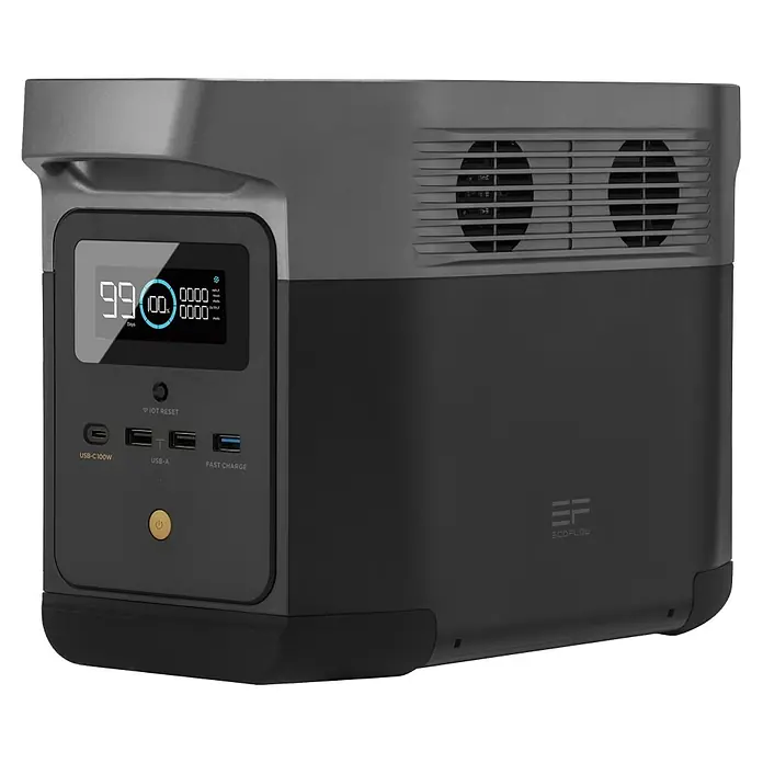 EcoFlow Prijenosna energetska stanica Delta Mini - 882 Wh - Dijagonalni pogled