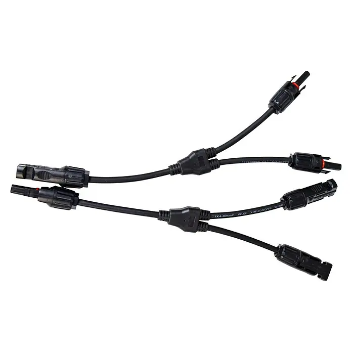 EcoFlow Spojni kabel - Crne boje - Pogled sprijeda