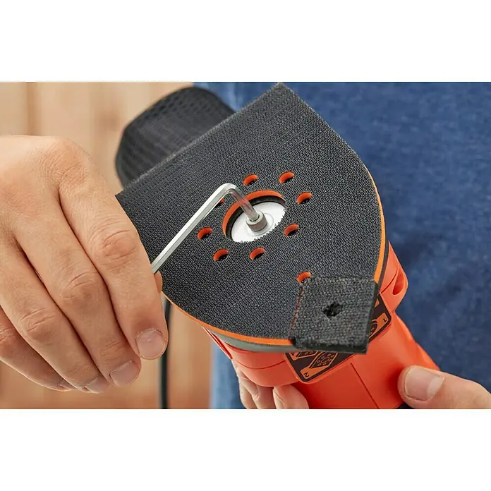 Black+Decker Multilijadora BEW200-QS - 200 W, Diámetro disco de lija: 125 mm