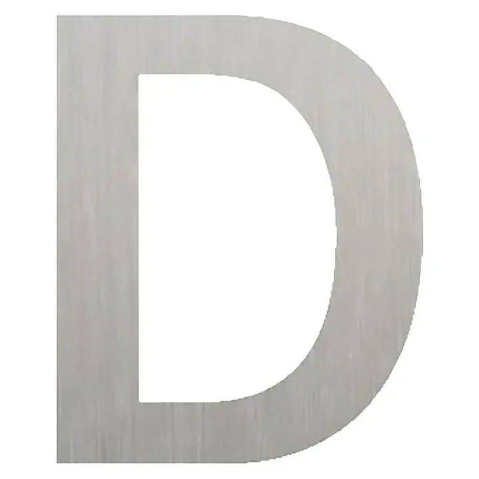 Etiqueta adhesiva troquelada 10 cm - D, Plástico, Plateado, Autoadhesivo