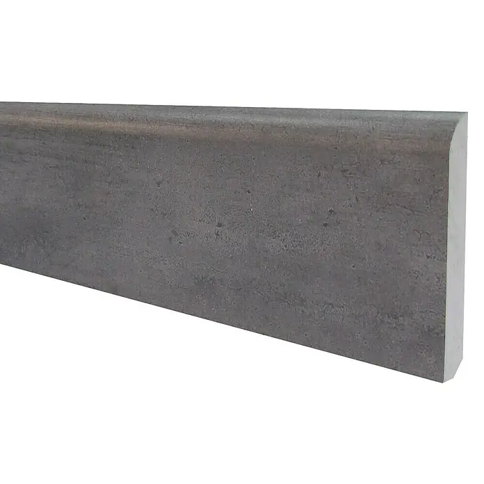 Bariperfil Rodapié Concrete Oscuro - 2,2 m x 10 mm x 7 cm