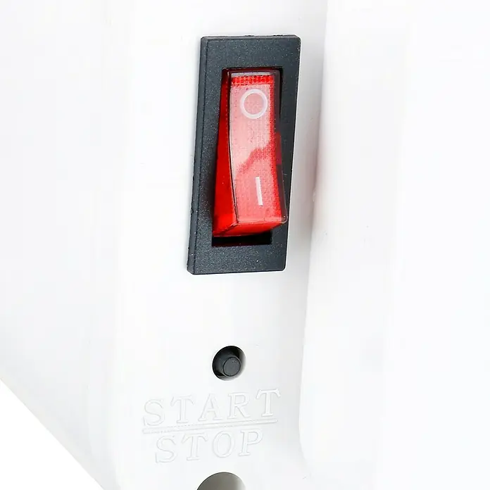 Emerio Heizlüfter WH-125971 - 2.000 W, Weiß, 18,5 x 55,7 x 11,7 cm - Detailaufnahme