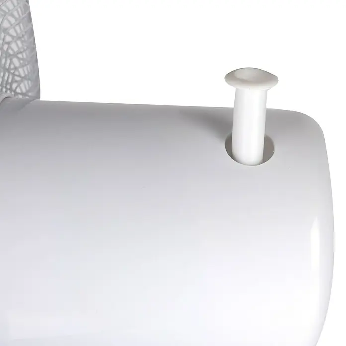 Ventilador de pie Alpina con mando a distancia - Blanco, Diámetro: 40 cm, 40 W, Altura: 125 cm - Primer plano