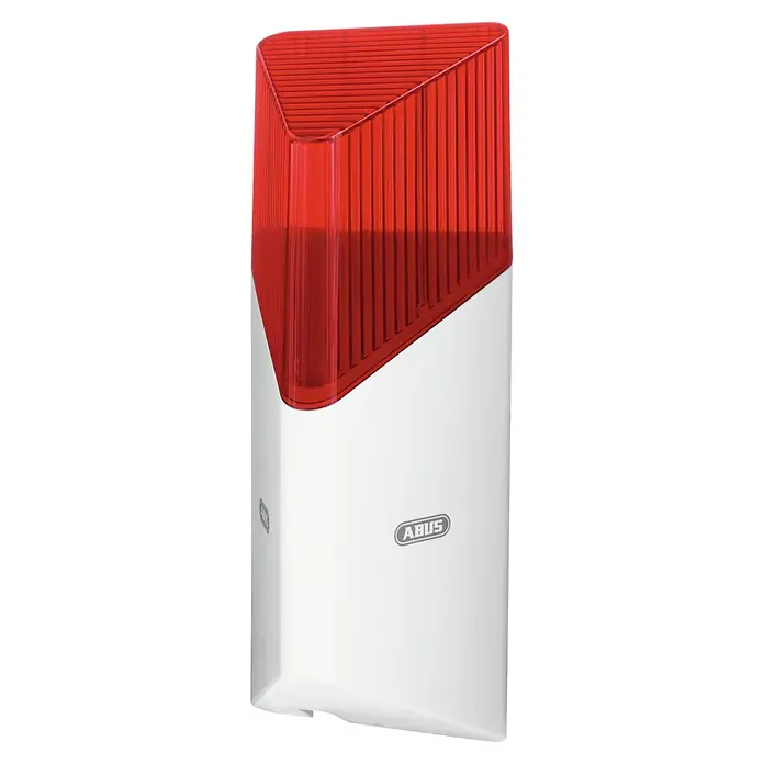 Abus Smartvest Alarmsirene - 102 x 112 x 300 mm, Passend für: Abus Smartvest Alarmanlage, 100 dB - Diagonale Ansicht