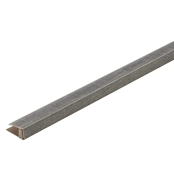 Grosfillex Perfil de cierre en U Megeve - Gris, 260 x 2 x 1,1 cm