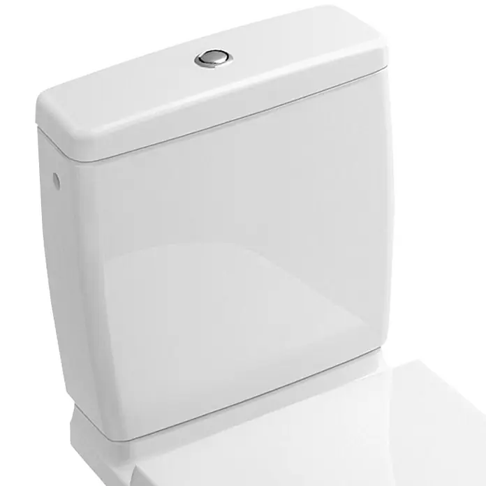 Villeroy & Boch O.novo Spülkasten - Ohne Spezialglasur, Keramik, 16 x 39 x 41 cm - Vorderansicht