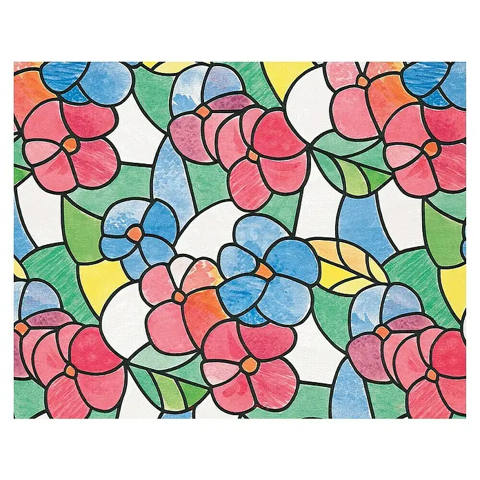 D-c-fix Lámina adhesiva translúcida - An x Al: 45 x 200 cm, Multicolor - Vista superior