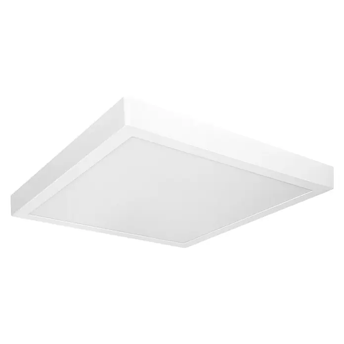 Ledvance LED-Deckenleuchte - 22 W, L x B x H: 40 x 40 x 3,7 cm, Mehrfarbig - Diagonale Ansicht