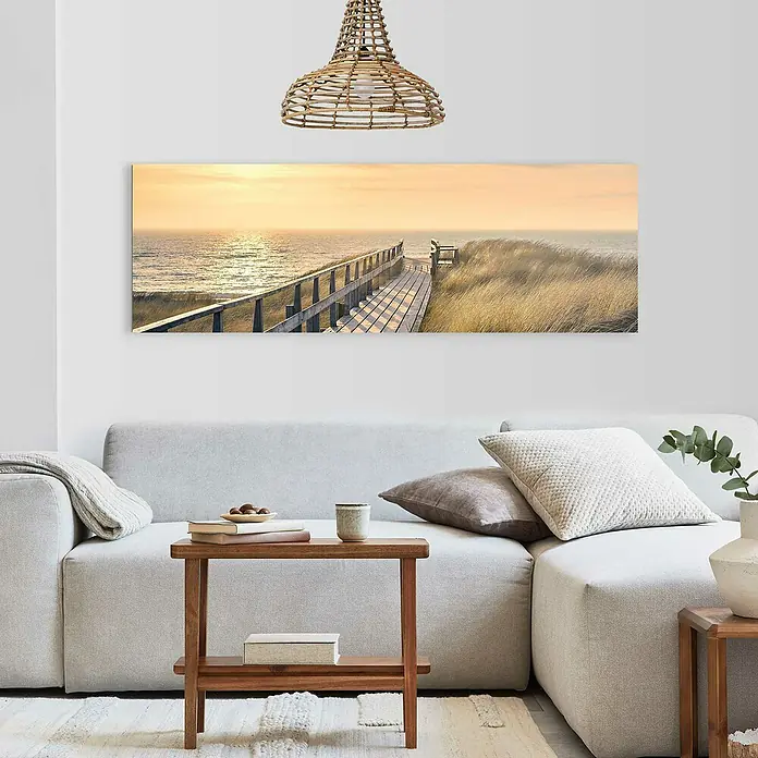 Decopanel - Way to The Sea, B x H: 156 x 52 cm - Stimmungsaufnahme