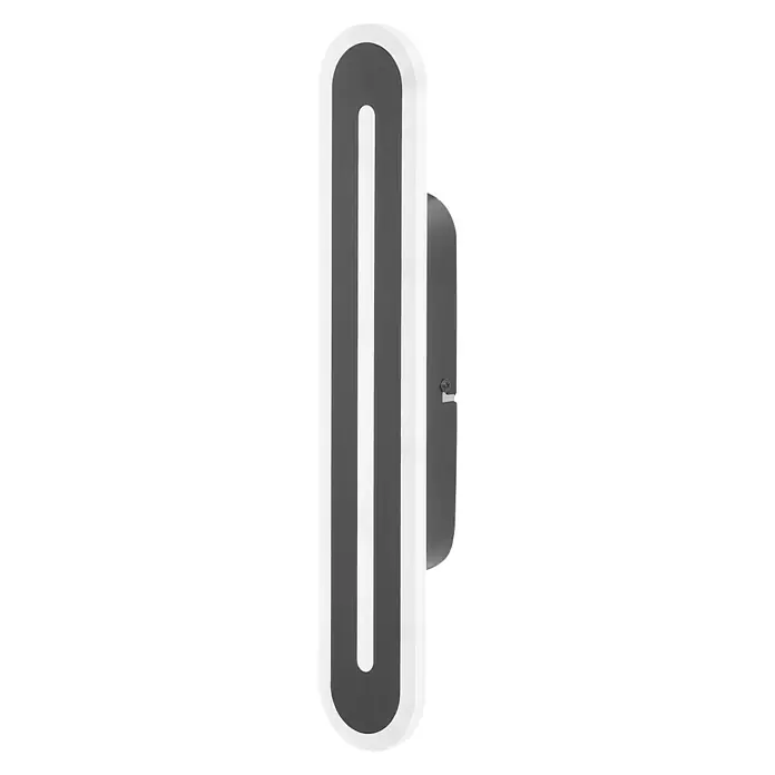 Ledvance LED-Wandleuchte - 17 W, L x B x H: 40 x 7 x 5 cm, Schwarz, Mehrfarbig - Diagonale Ansicht