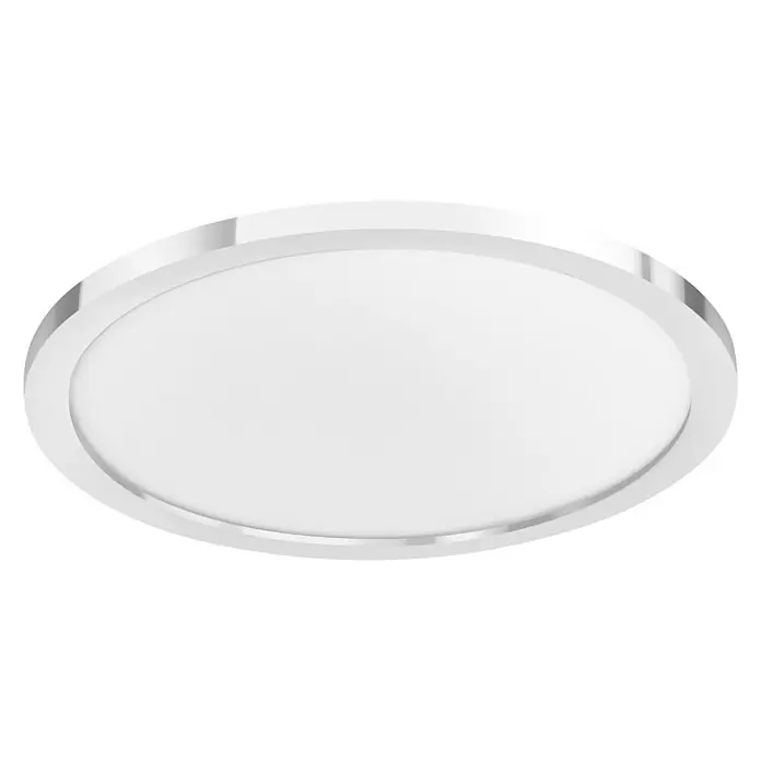 Ledvance LED-Deckenleuchte rund - 18 W, Ø x H: 30 x 4,7 cm, Silber, Mehrfarbig - Ansicht von unten