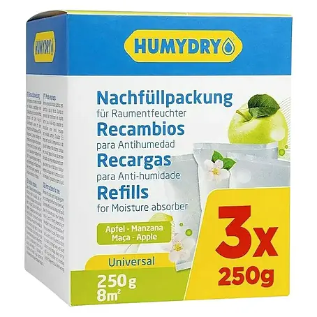 Humydry  Pack de recambios para el deshumidificador Antihumedad
