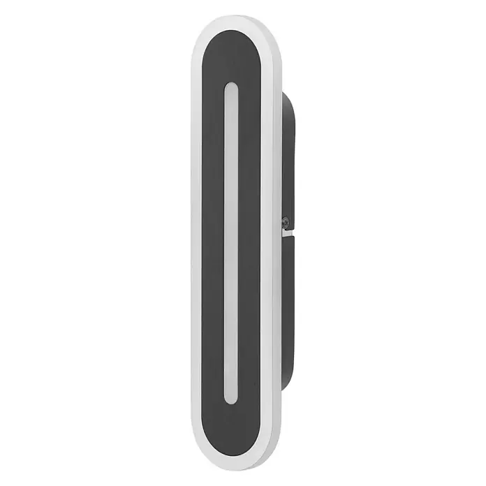 Ledvance LED-Wandleuchte - 13 W, L x B x H: 30 x 7 x 5 cm, Schwarz, Mehrfarbig - Diagonale Ansicht