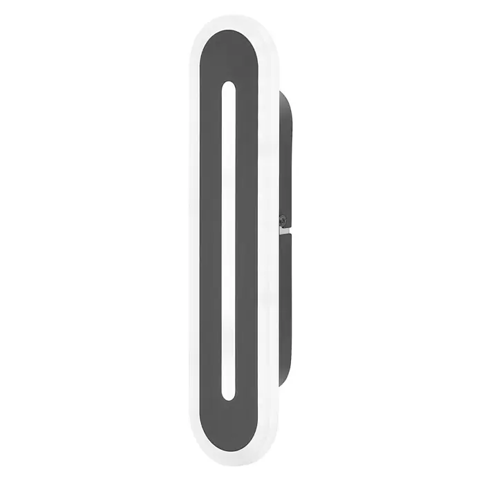 Ledvance LED-Wandleuchte - 13 W, L x B x H: 30 x 7 x 5 cm, Schwarz, Mehrfarbig - Diagonale Ansicht