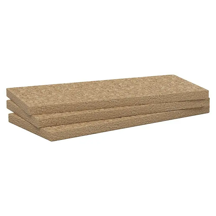 Rockwool Lana de roca semirrígida Rockfit 202 - 1,35 m x 0,6 m x 4 cm - Vista angular