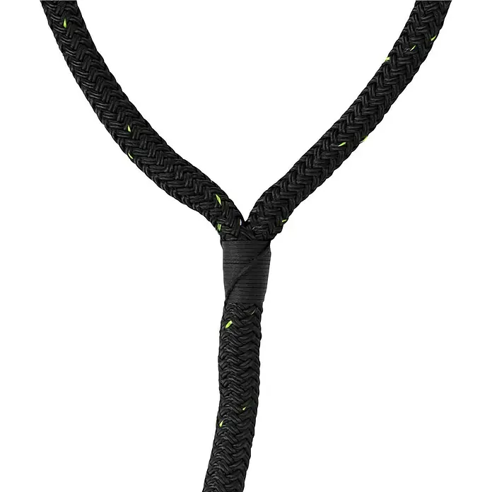 Robline Festmacherleine Rio Green - Ø x L: 10 mm x 8 m, Schwarz, Polyester - Detailaufnahme