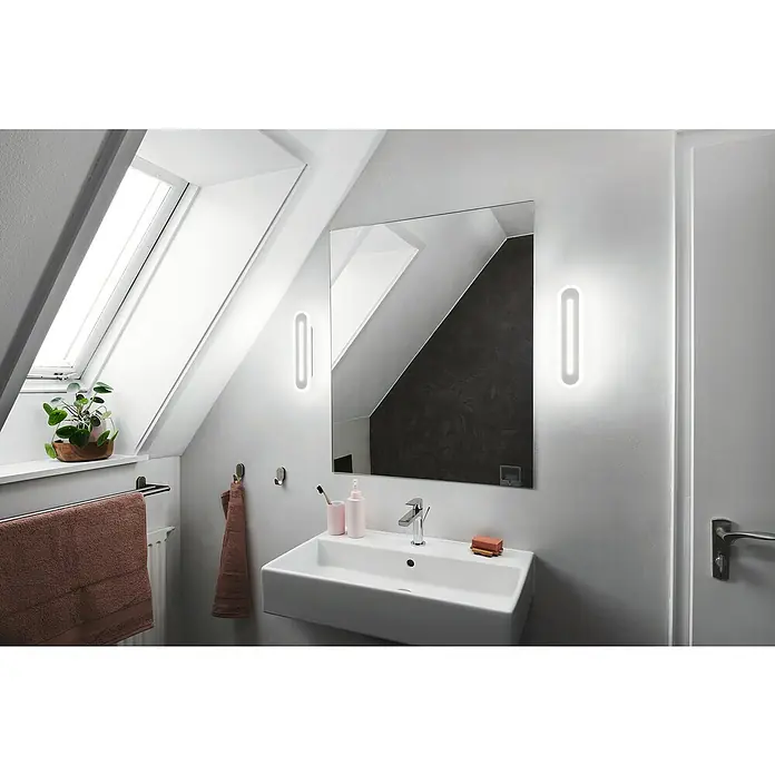 Ledvance LED-Wandleuchte - 13 W, L x B x H: 30 x 7 x 5 cm, Weiß, Mehrfarbig - Stimmungsaufnahme