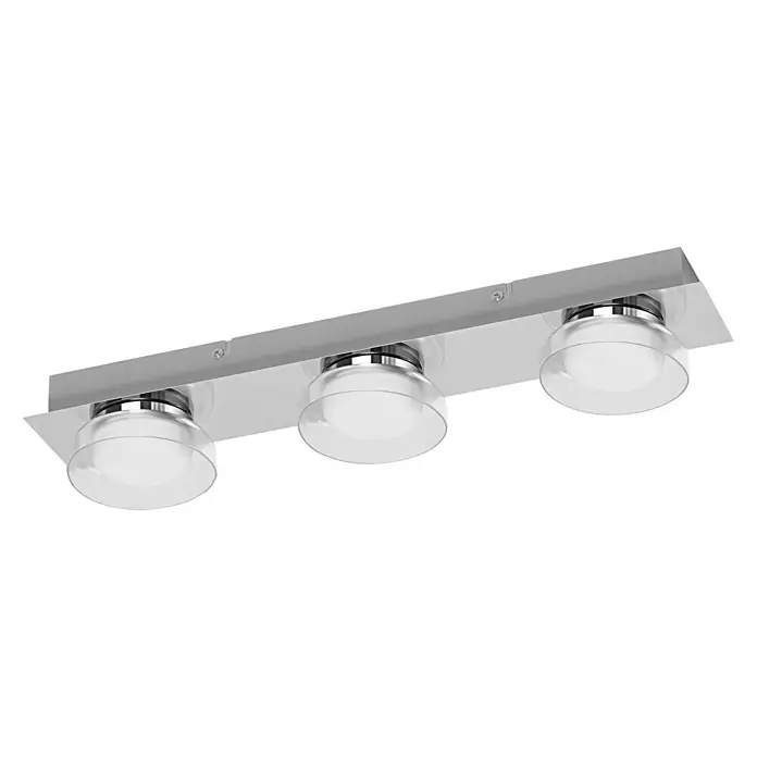 Ledvance LED-Wand- & Deckenstrahler - 18 W, L x B x H: 48 x 10 x 7,8 cm, Silber, Mehrfarbig, 1 Stk. - Ansicht von unten