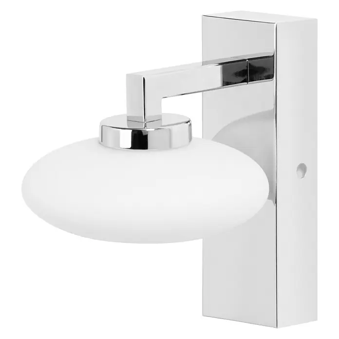 Ledvance LED-Wandleuchte - 7 W, L x B x H: 12 x 15 x 16,6 cm, Silber, Mehrfarbig, 1 Stk. - Diagonale Ansicht