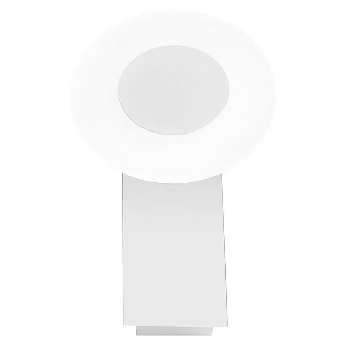 Ledvance LED-Wandstrahler - 8 W, L x B x H: 20 x 12 x 9,3 cm, Silber, Mehrfarbig, 1 Stk. - Vorderansicht