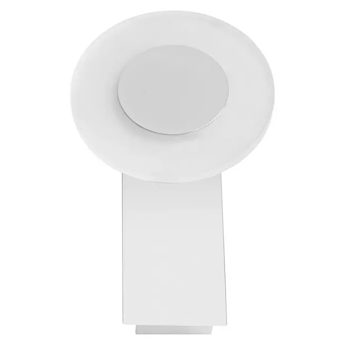 Ledvance LED-Wandstrahler - 8 W, L x B x H: 20 x 12 x 9,3 cm, Silber, Mehrfarbig, 1 Stk. - Vorderansicht