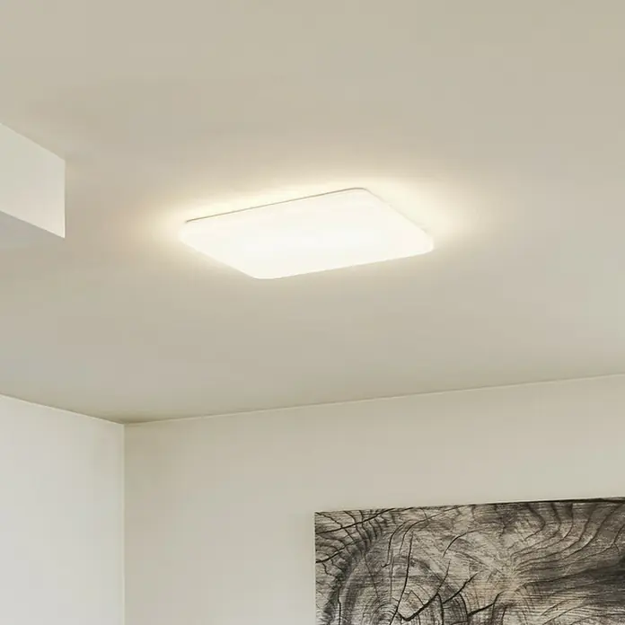 Ledvance LED-Deckenleuchte - 42 W, L x B x H: 53 x 53 x 8,5 cm, Weiß, Mehrfarbig - Bildausschnitt