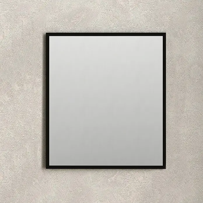 Espejo Arosa - 70 x 80 cm, Negro - Foto ambiente