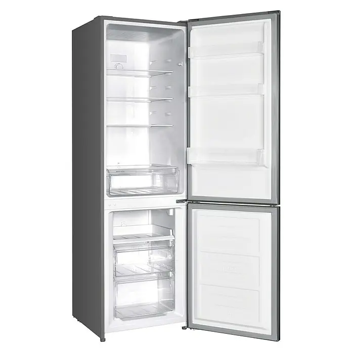 Corberó Nevera combi CCH18021X - Contenido útil total: 253 l, 59,6 x 54,5 x 181 cm, Blanco - Vista angular