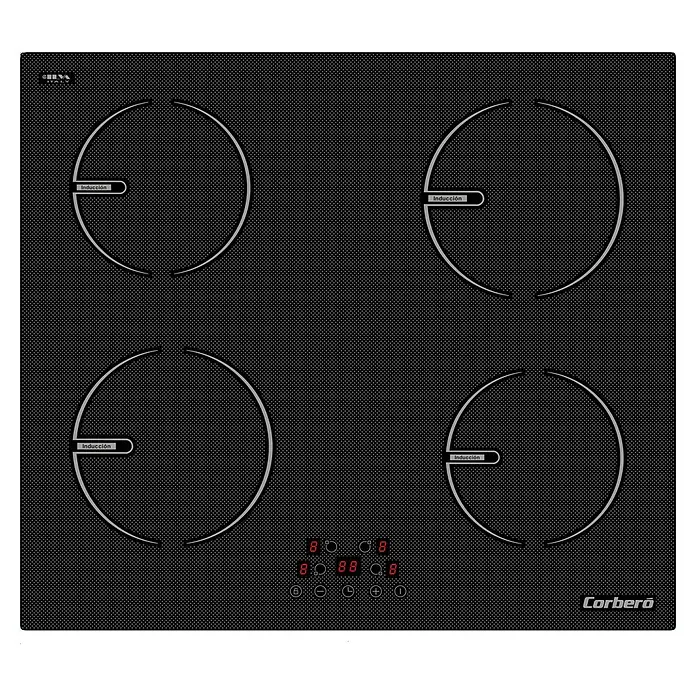 Corberó Placa de inducción CCIG9422 - Zonas de cocción: 4 ud., Inducción - Vista superior