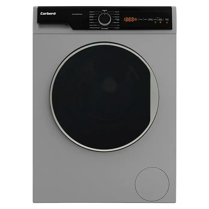 Corberó Lavadora CLAV2294VPINVX - 9 kg, Número de programas de lavado: 15 ud., Potencia máx.: 2.200 W - Vista frontal