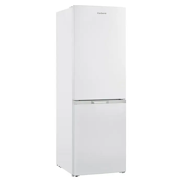 Corberó Nevera combi CCH18522EW - Contenido útil total: 327 l, 68 x 60 x 185 cm, Blanco - Vista angular