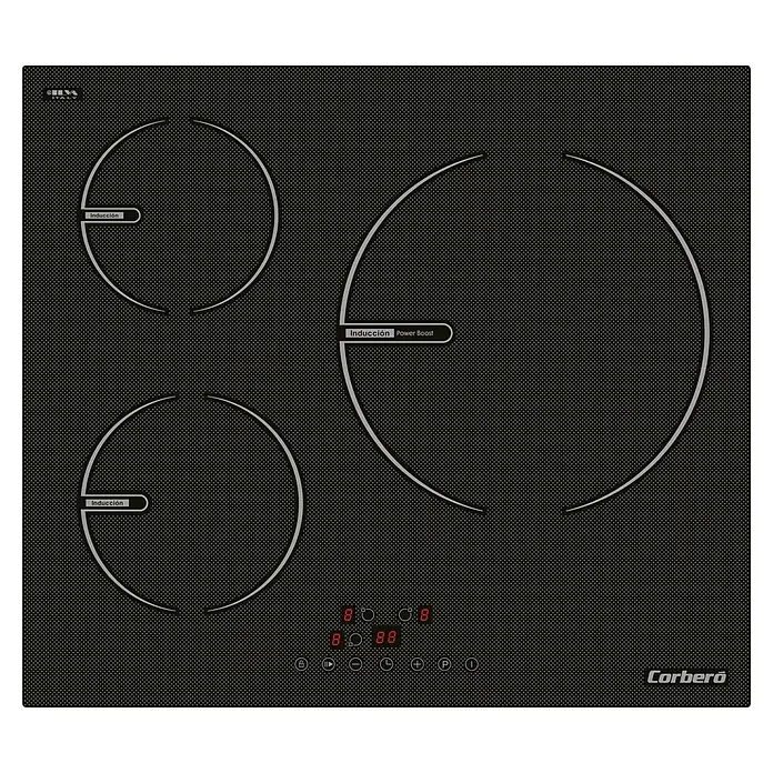 Corberó Placa de inducción CCIG9322 - Zonas de cocción: 3 ud., Inducción - Vista superior