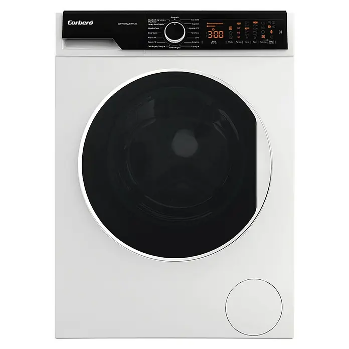 Corberó Lavadora secadora CLSV961422 - 9 kg, Número de programas de lavado: 15 ud., Potencia máx.: 2.200 W - Vista frontal