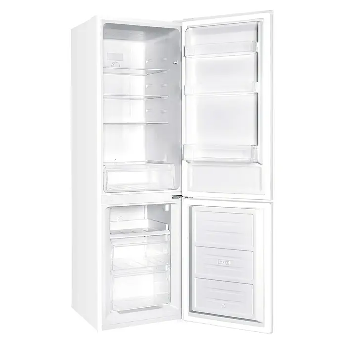 Corberó Nevera combi CCH18021W - Contenido útil total: 253 l, 59,6 x 54,5 x 181 cm, Blanco - Vista angular