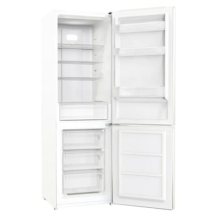 Corberó Nevera combi CCH322EW - Contenido útil total: 293 l, 60 x 60 x 186 cm, Blanco - Vista angular