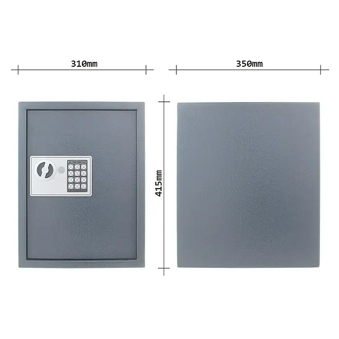 Rottner Möbeltresor Homestar - Doppelbart-Hochsicherheitsschloss, L x B x H: 35 x 31 x 41,5 cm, Anthrazit