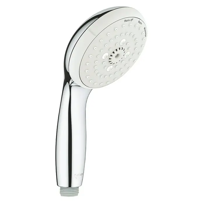Grohe Handbrause Tempesta 100 - Anzahl Funktionen: 3 Stk., 9,5 l/min bei 3 bar, Chrom - Vorderansicht
