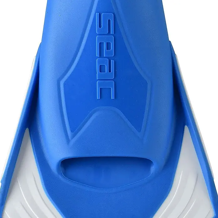 Seac Sub Aletas de buceo Vela - Talla de pie: 34/35, Azul/Blanco - Primer plano