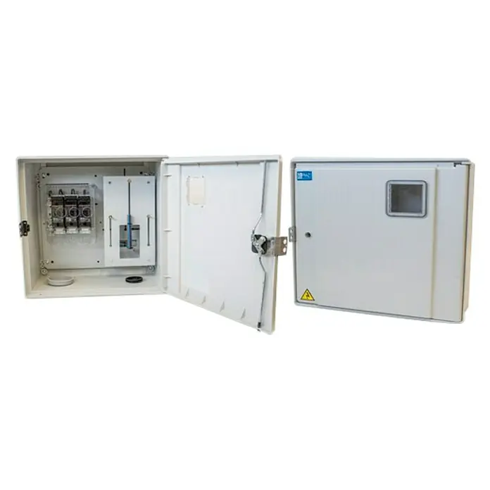 Cuadro eléctrico de superficie trifásico - Número de hileras: 1 ud., Número de módulos: 3 ud.