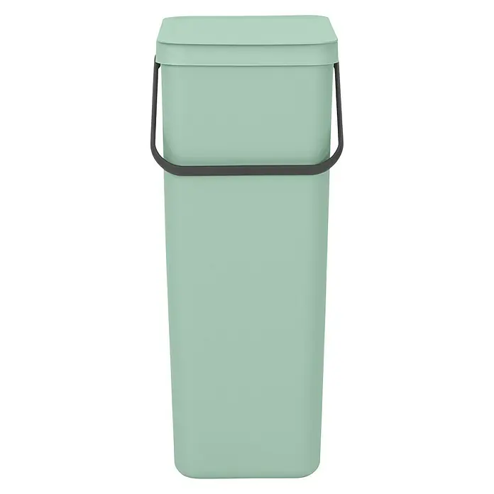 Brabantia Cubo de la basura Sort & Go - 40 l, Verde, Rectangular, Plástico - Vista frontal