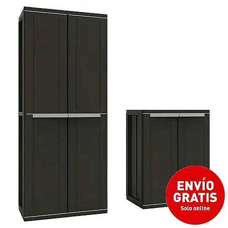 Terry JLine Armario de PVC Alto + Bajo Black