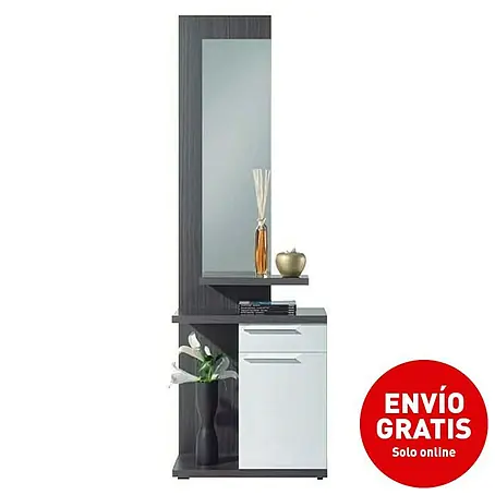 Mueble para recibidor con espejo Kendra