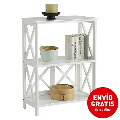 Estantería de madera Victoria 3 baldas