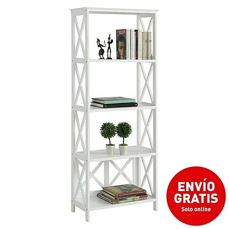 Estantería de madera Victoria 5 baldas