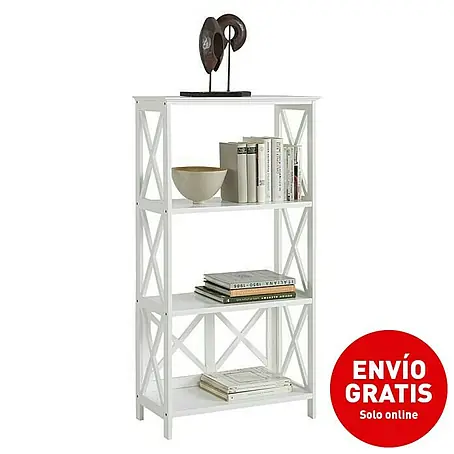 Estantería de madera Victoria 4 baldas