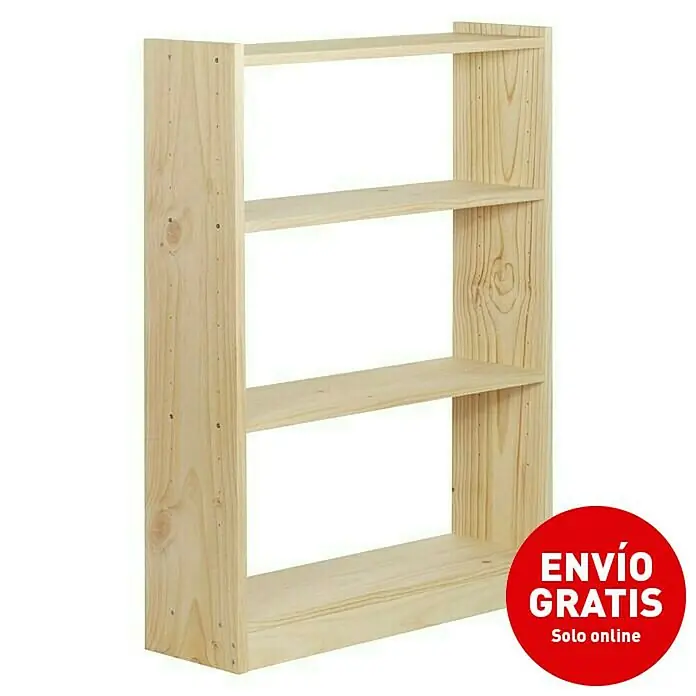 Astigarraga Estantería de madera Gala - L x An x Al: 80 x 25 x 118,2 cm, Madera - Imagen de campaña